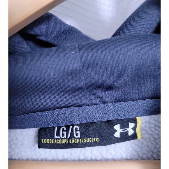 Under Armour Gray Loose Hoodie Men's LARGE - Picture 5 of 5